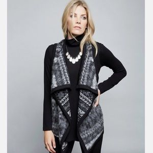 KAREN KANE BOHO BLUSH REVERSIBLE VEST 2X